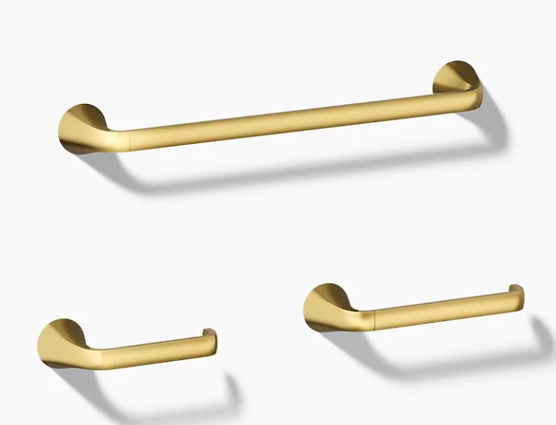 Kohler R28528-2MB Bath Set 3-Piece Brass