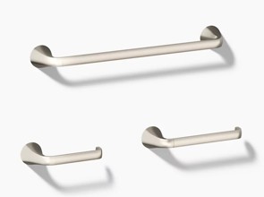 R28528-BN 3 Piece Brushed Nickel Bathroom Accessory Set