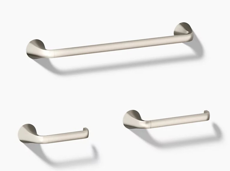 Kohler R28528-BN Bathroom Accessory Set 3 Piece Brushed Nickel