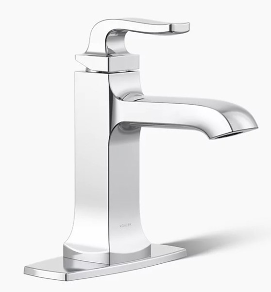 Kohler R29402-4D-CP Rubicon Single Control Lavatory Faucet Polished Chrome