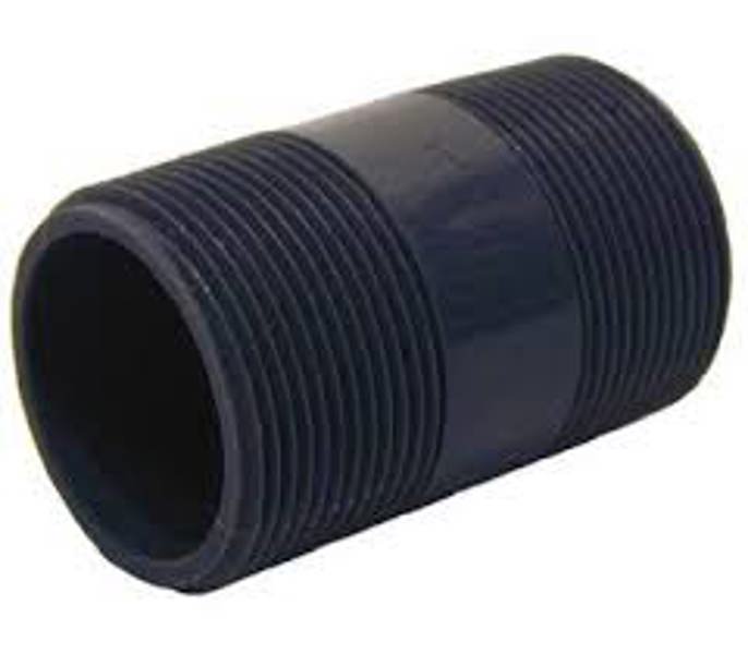 B&K Industries 404-020 Schedule 80 Pipe Nipple 3/4 In x 2 In PVC
