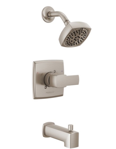 Delta Faucet PTT14471-BN Trim Kit Ezra Tub and Shower Brushed Nickel