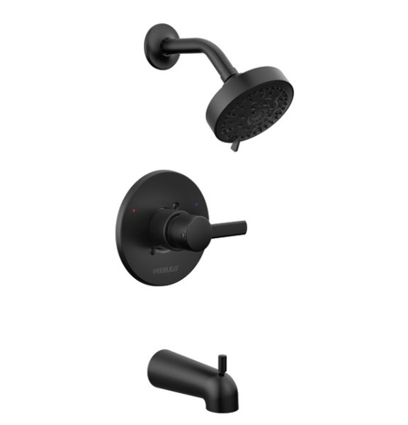 Delta Faucet PTT188792-BL Trim Kit for Precept Tub and Shower Matte Black