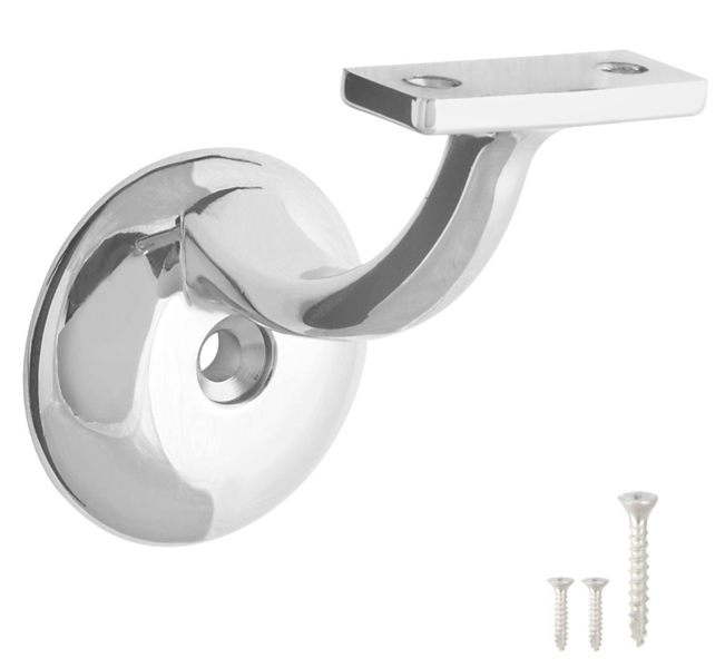 National Hardware N348-953 Handrail Bracket Round Base Stainless Steel