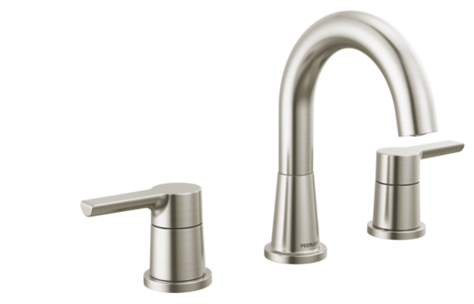 Delta Faucet P3512LF-BN Lavatory Two Handle Widespread Faucet Brushed Nickel