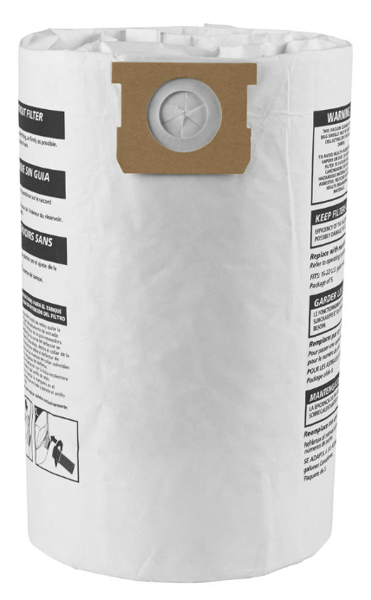 Shop Vac 9066233 Disposable Vacuum Bag 3 Pack for Use with 10-14 Gal Tanks