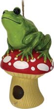 10096 Birdhouse Frog Mushroom