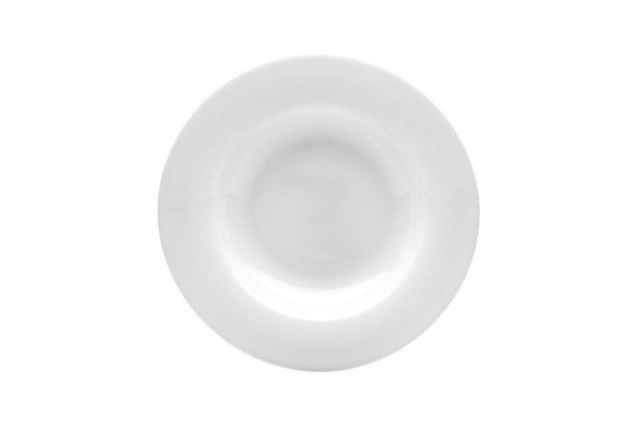 Red Vanilla TC000-220 Rimmed Soup Bowl 8 Oz White Pure Vanilla