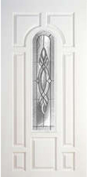 Plastpro 2014TF10PER Fiberglass Entry Door 3/0 X 6/8 Belleville Brentwood Zinc Caming