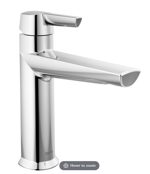 Delta Faucet 571-PR-MPU-DST Single Handle Lavatory Faucet Lumicoat Chrome
