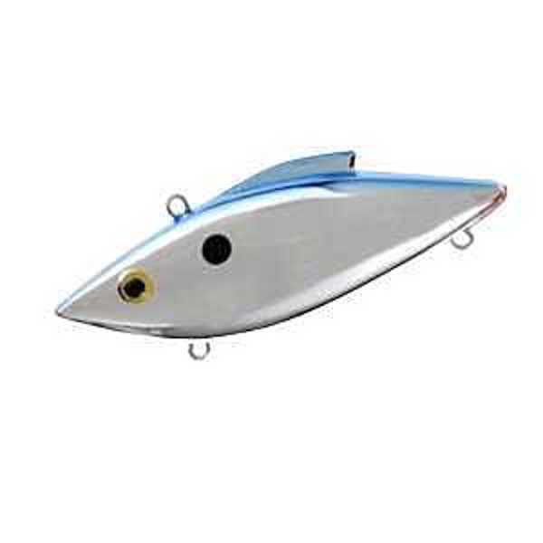 GSM BLF-MT25B Fishing Hard Lure Rat-L-Trap Lipless Chrome Blue Bait