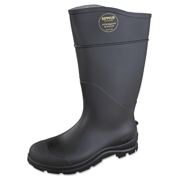 Norcross Safety 18821-11 Rain Boot Size 11 Steel Black