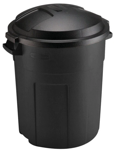 Rubbermaid FG289200BLA Trash Can 20 Gal Capacity Black Roughneck