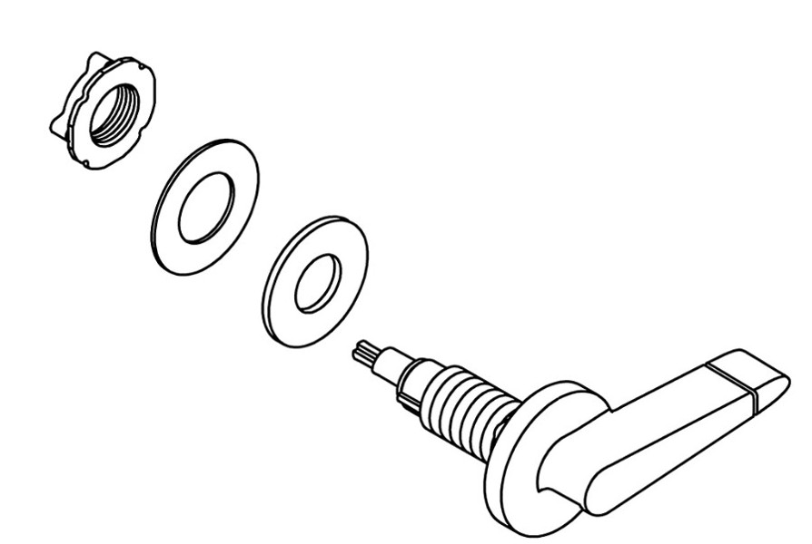 Kohler GP1208884-CP Trip Lever Kit for Persuade Curv