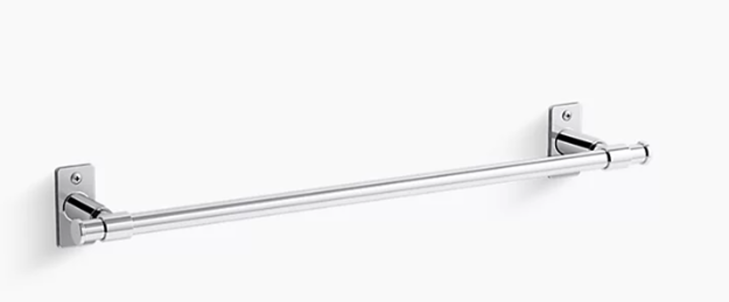Kohler 35925-CP Towel Bar 18 In Polished Chrome