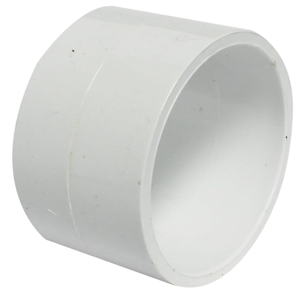 Genova Products 193022R Coupling Repair DWV 2 In Hub Sch 40 White