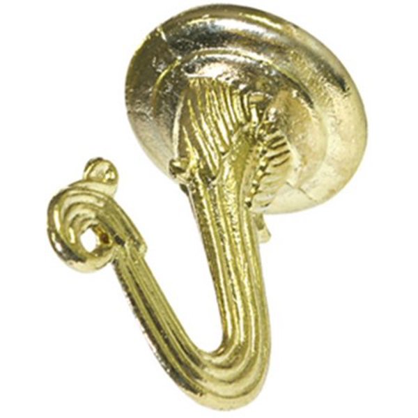 Hillman Group 122230 Brass Swag Hook Metal