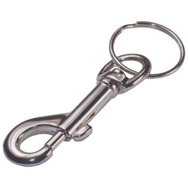 Hillman Group 701306 Key Ring Belt Snap Metal Snap Hook with Ring