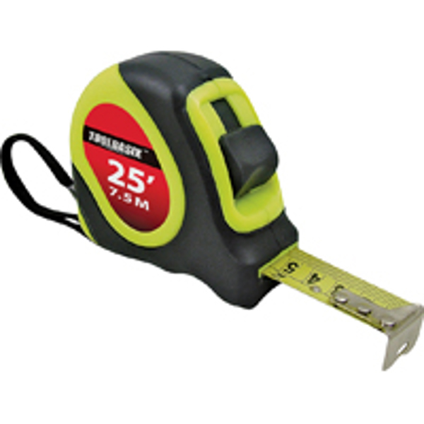 VULCAN 26-7.5X25-G Neon Tape Rule 25 Ft Green