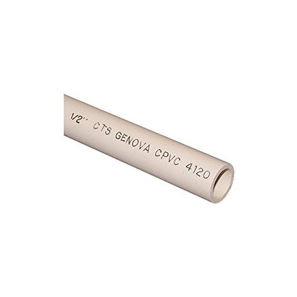 Genova Products 50025 CPVC Tubing 1/2 In x 5 Ft Plain
