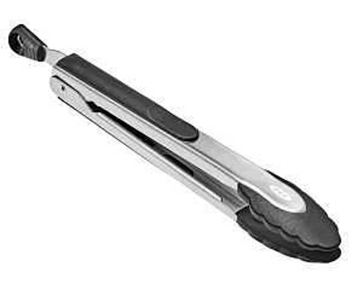 OXO INTERNATIONAL 1054627 Tongs with Nylon Head 9 In Stainless Steel