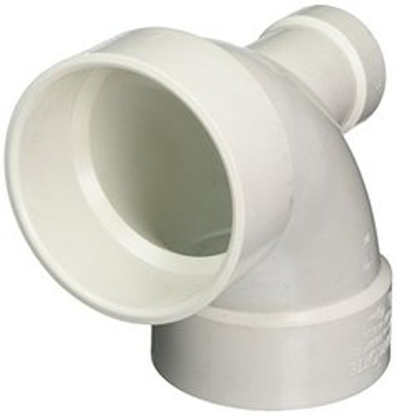Genova Products 73042 4 X 2 90 Degree Inlet PVC Elbow