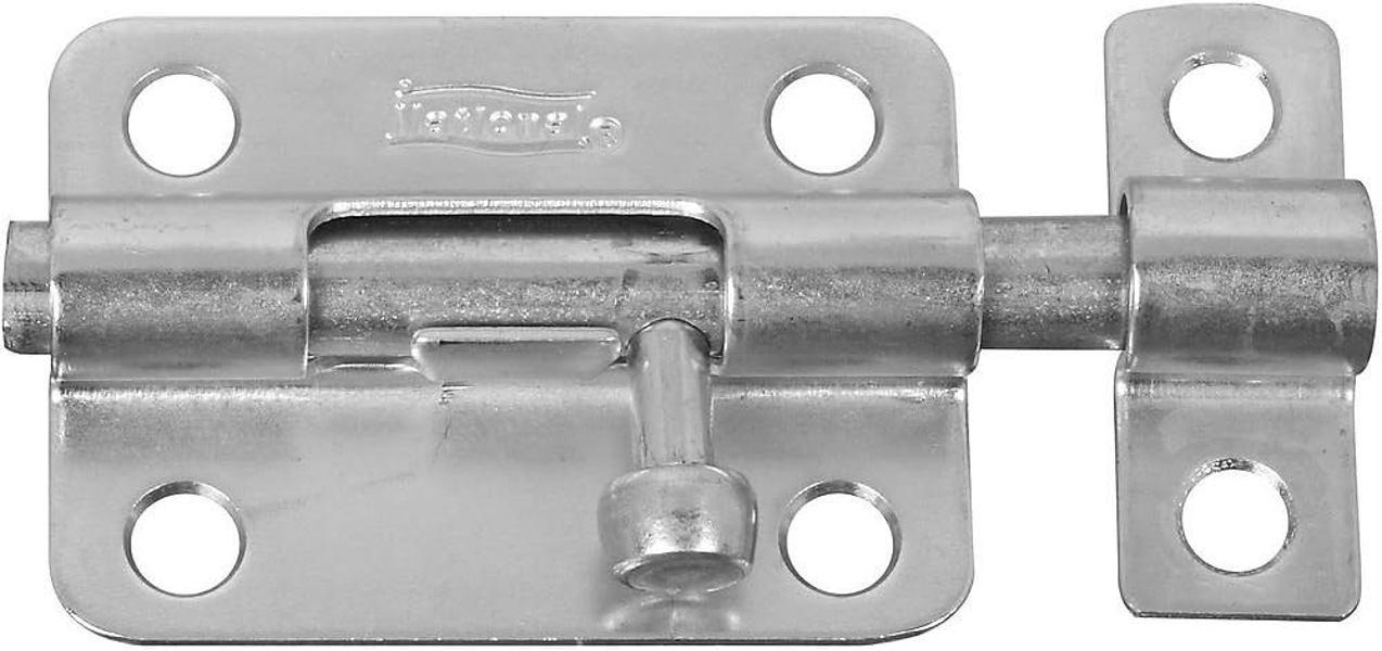 National Hardware N151-555 Barrel Bolt 3 In Length Zinc Steel 0.32 In Diameter Bolt Head