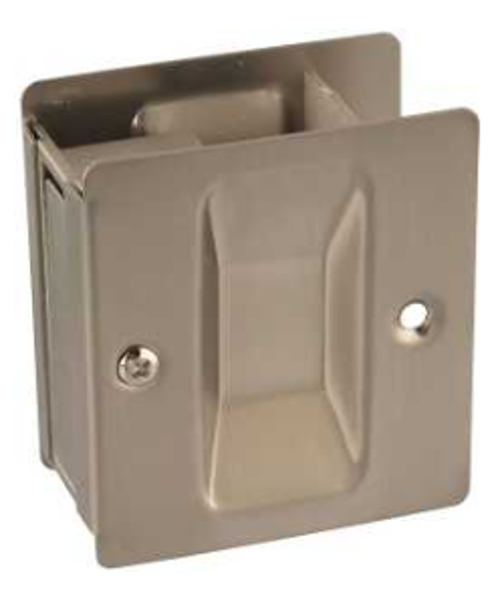 National Hardware N326-306 Pocket Lock Pull Satin Nickel