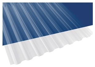 101699 12 In x 26 Ft Clear Corrugated Roofing