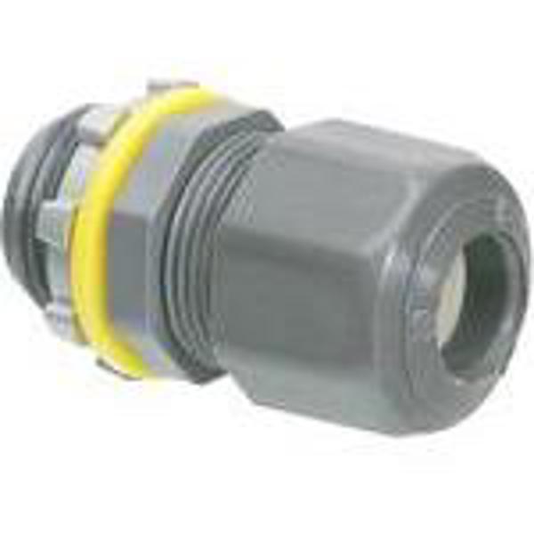Arlington LPCG50 Cord Connector 1/2 Inch Strain Relief Plastic Black