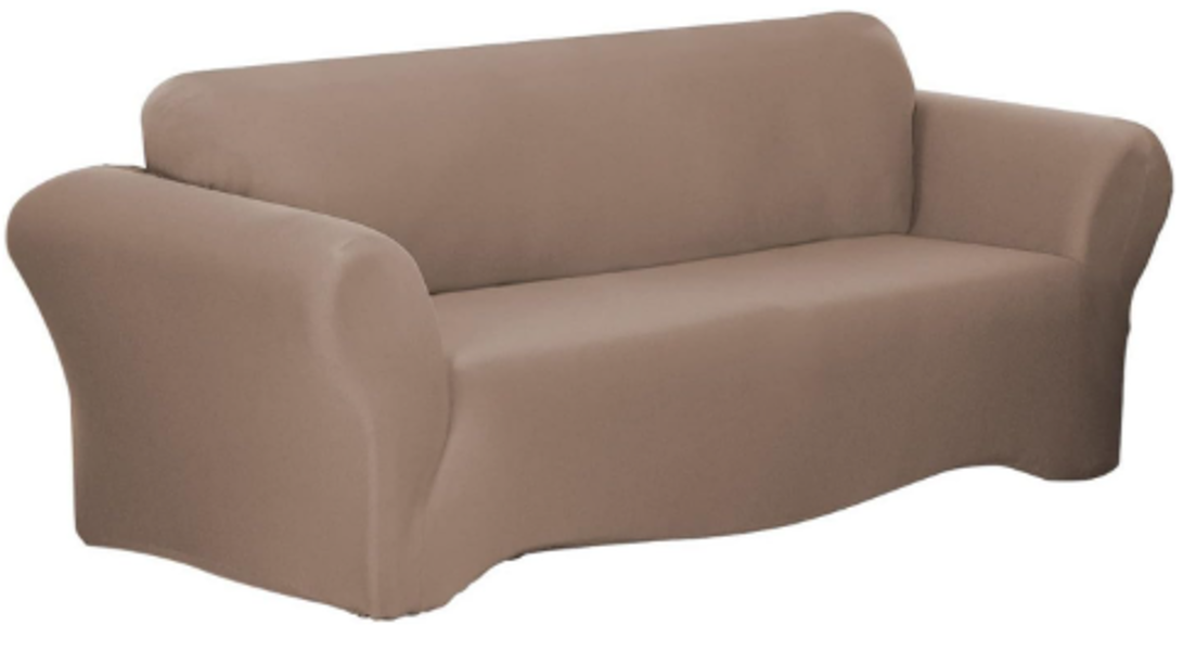 Madison JERLOVELI Slipcover Soft Jersey Linen Stretch Fabric for Love Seat