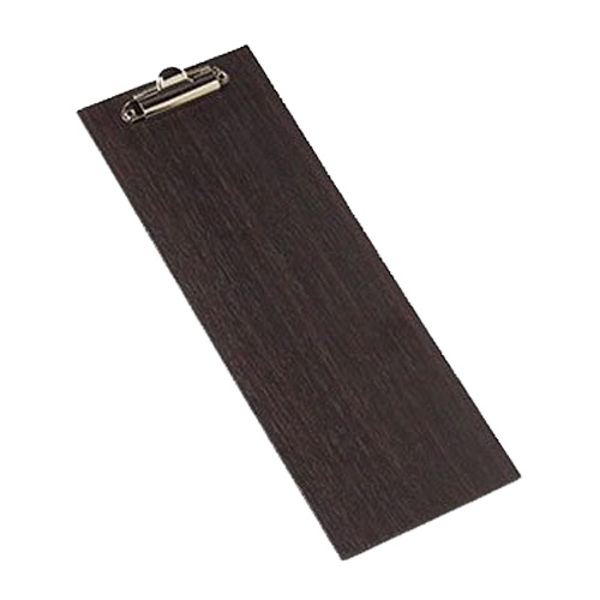 American Metalcraft CB4 Espresso Menu Holder 4.5 In X 12.5 In Brown