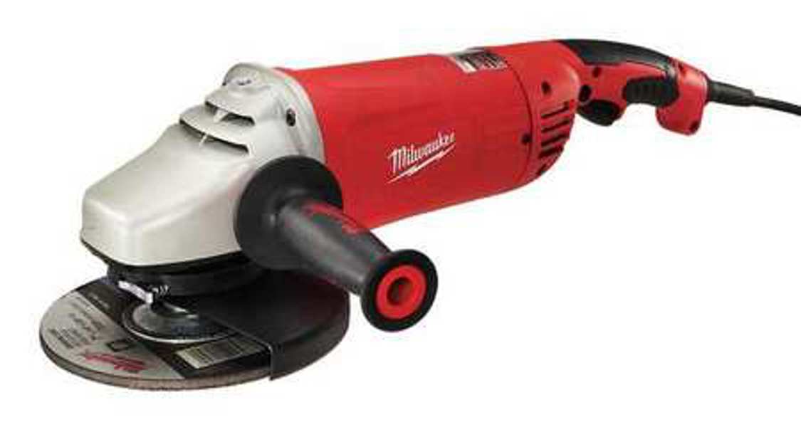 Milwaukee 6088-30 Angle Grinder 7 In 15 Amp with Lock On