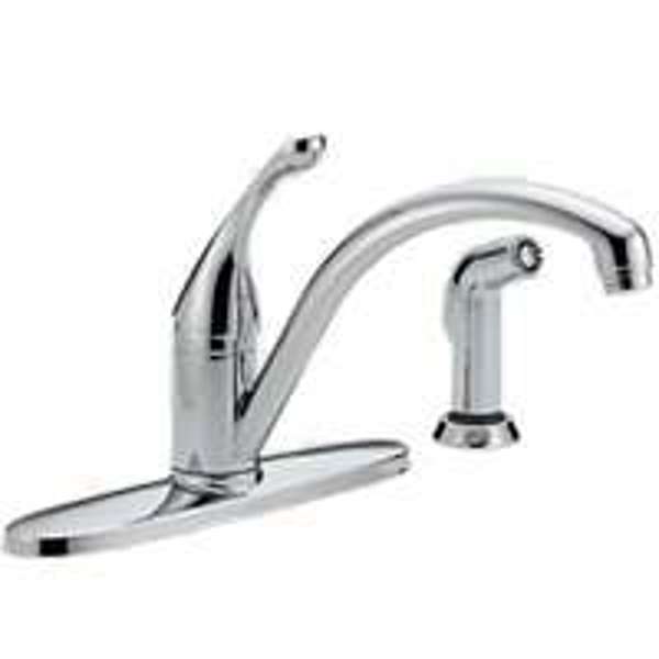 Delta Faucet 440-DST Kitchen Faucet with Sidespray