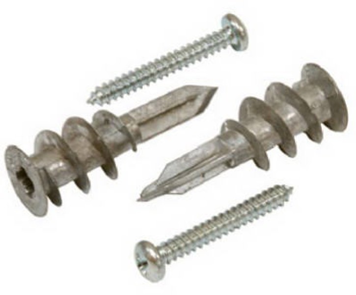 Hillman Group 375203 Wallboard Anchor Kit with Pan Head Phillips Zinc