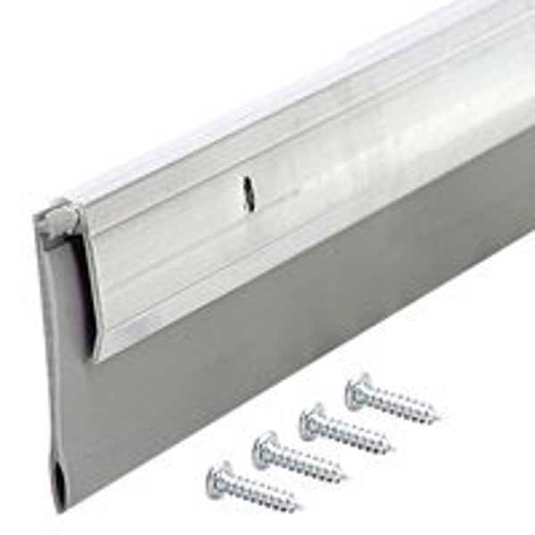 M-D Building Products 05389 Heavy Duty Door Sweep 36 In Aluminum Vinyl