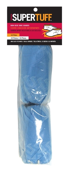 Trimaco 54310/6 Universal Shoe Guard 10 Pack Blue Polyester