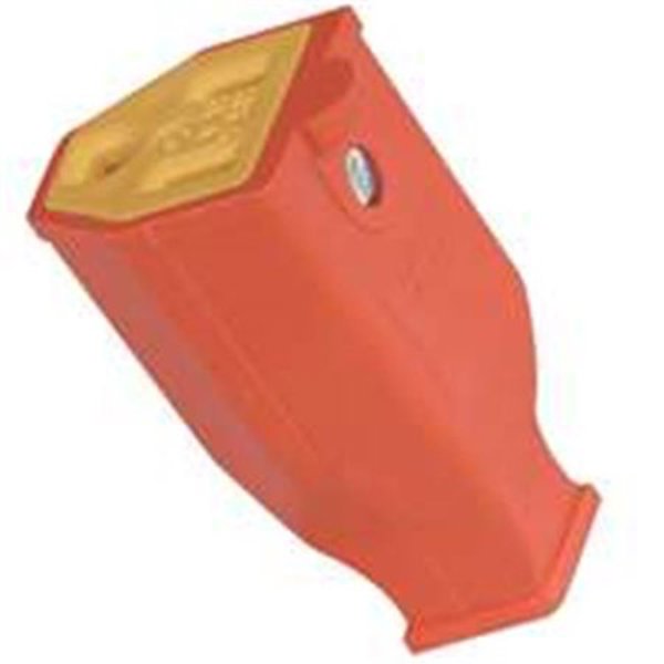 EATON-COOPER WIRING SA9930 Plug Replacement 3 Wire Grounded Female Connector Orange