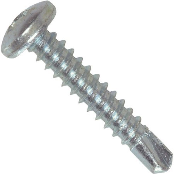 Hillman Group 560274 Screw 8-18 X 3/4 Hex Washer Head/ Pan Phillips/ Flat Head