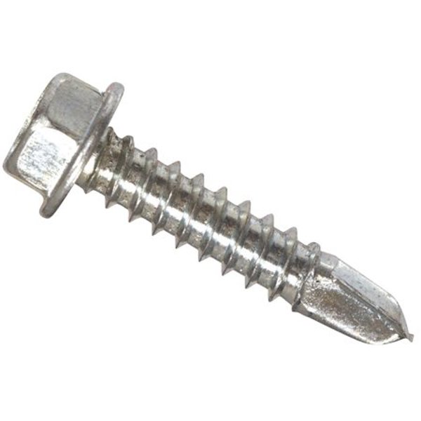 Hillman Group 560330 Hex Washer Head Screw 10-16 X 3 In Phillips/Flat Head