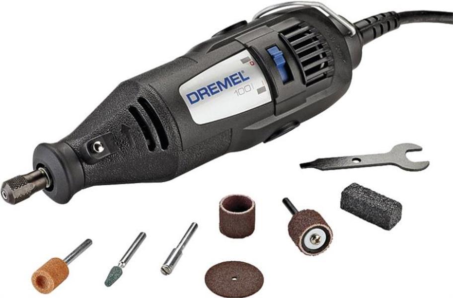 BOSCH 100-N/7 Rotary Tool Kit Corded 120V 1.15A 1/8 In Keyed Chuck 35000 RPM