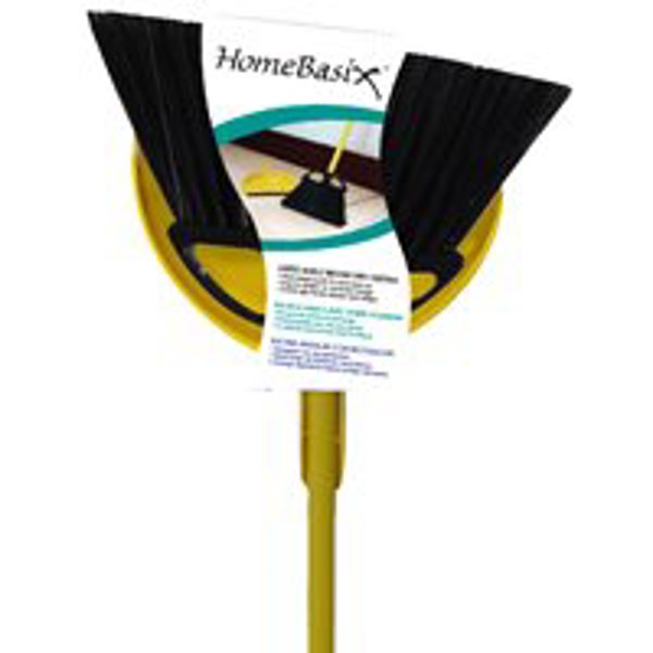 Homebasix 2154 Large Angle Broom and Dustpan with Whisk