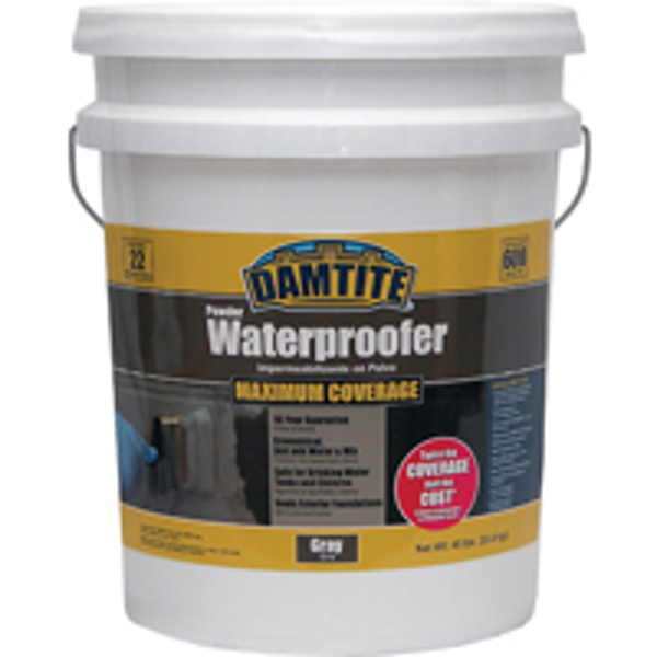 DamTite Waterproofing 02451 Foundation Waterproofing 45 Lb Cement Based Powder Gray