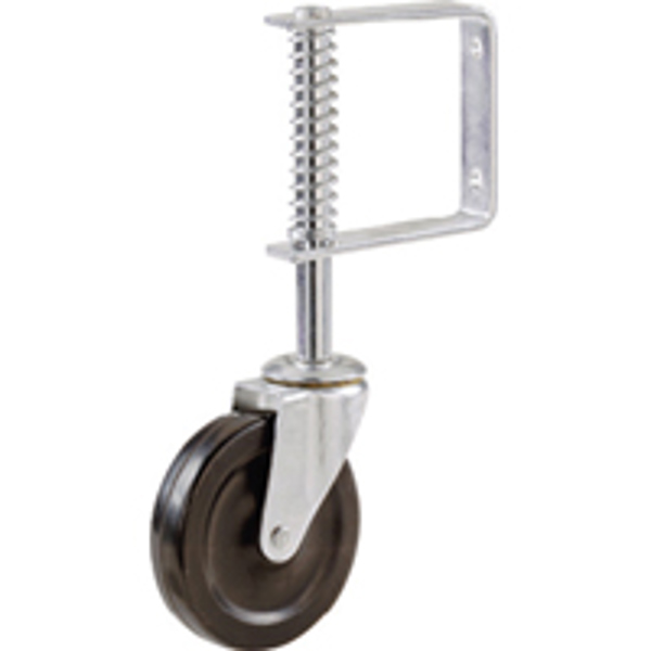 Shepherd Hardware 9785 Caster Gate 4 Rubber Wheel Hard Tread