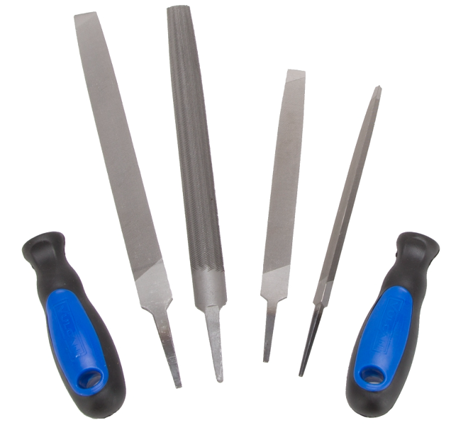 VULCAN JL-FS-6PCS-23L File Set 6 Piece Two Tone Handle