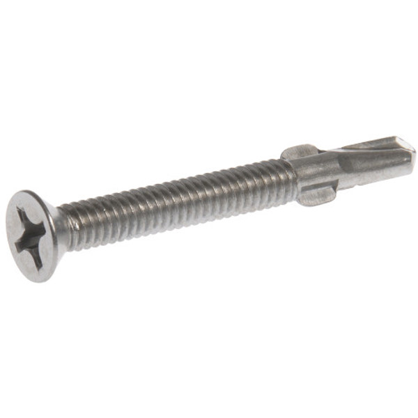 Hillman Group 822652 Self Drilling Screw 12-24 X 2 Stainless Steel