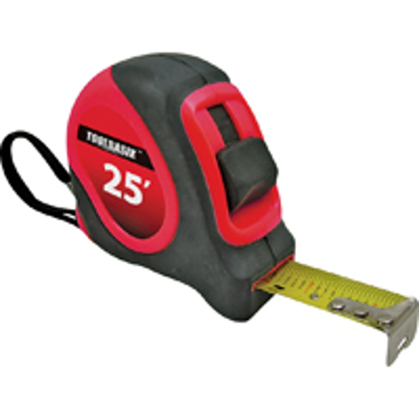 Vulcan 26 Measuring Tape 7.5 Ft Length Neon Orange Durable Construction