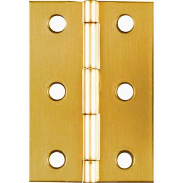 National Hardware N211-391 Decorative Solid Brass Hinge 2-1/2 In Brass