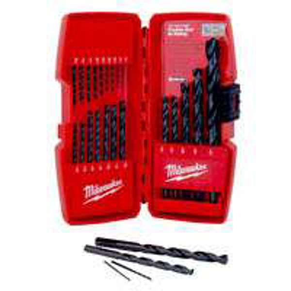Milwaukee 48 21PC Drill Bit Set Black Oxide 21 Pieces Durable Construction High Performance
