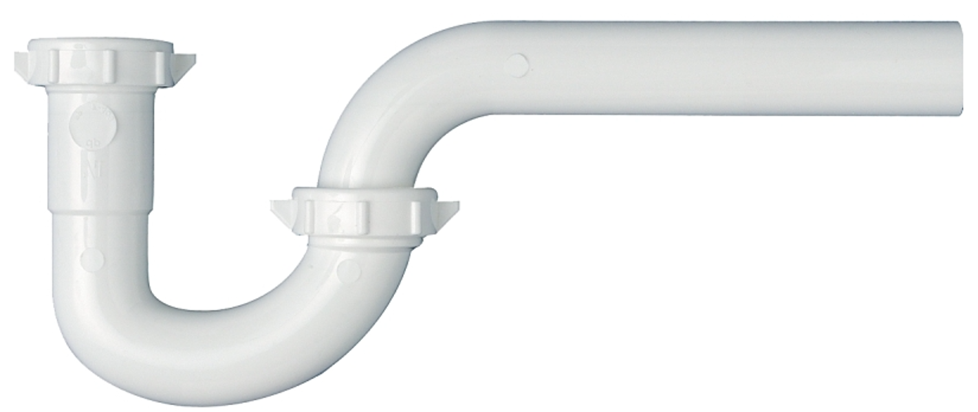 Plumb Pak PP940W P-Trap 1-1/2 In - 1-1/4 In Plastic White